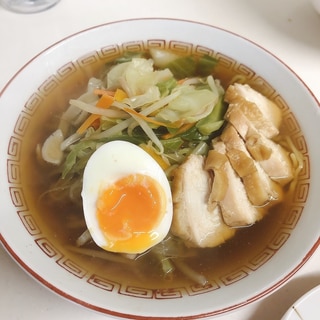 家にある調味料で♪しょうゆラーメン